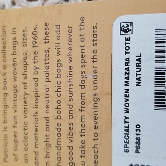 New Patricia Nash Mazara Crochet Tote Bag - Picture 14 of 14